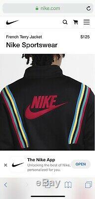 Nike Sportswear French Terry Mens Full Tracksuit Pants + Jacket New With Tags M
