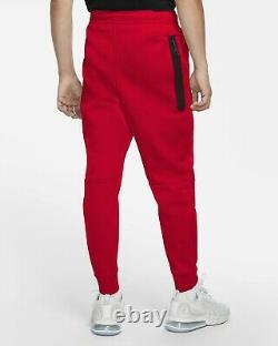 Nike Sportwear Tech Fleece Windrunner Tracksuit Sz L University Red/Black CU489