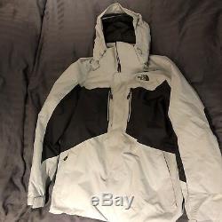 North Face 2 Part Ski Snowboard Jacket Large Grey Black + Have Matching Trousers