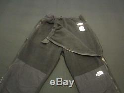 Nwot Vintage 90's North Face Denali Full Side Zip Fleece Pants Black Large