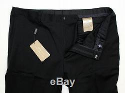Nwt Burberry Men's Black Wool Dress Pants Size 58 2xl