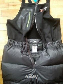 Nwt Mountain Hardwear Men's Nilas Q 850 Down Bibs Black Medium M $550