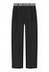 Nwt Versace J. Couture Straight Black Pants With Logoed Bustie 77gaa101 N0357 44