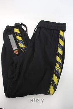 OFF-WHITE C/O VIRGIL ABLOH Men's Black Cotton Joggers Trousers M W32 L30 NEW