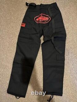OG guerillaz Corteiz cargo trousers RED/Black -size Small-FREE POSTAGE