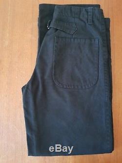 Old Town Clothing Orford Trousers Black Canvas 32