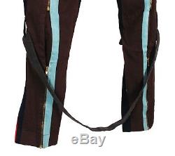 Original Vivienne Westwood Wool Blend Bondage Black/Blue/Red Men Pants size 30
