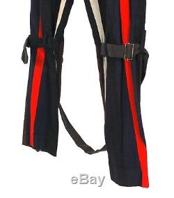 Original Vivienne Westwood Wool Blend Bondage Black/Blue/Red Men Pants size 30