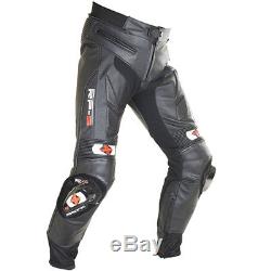 Oxford RP-S Leather Motorcycle Pants Trousers Black