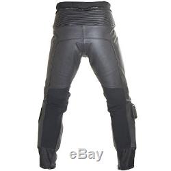 Oxford RP-S Leather Motorcycle Pants Trousers Black