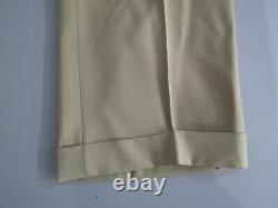 Oxxford Clothes super 110's gabardine stone beige Dress pants Size 40