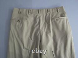 Oxxford Clothes super 110's gabardine stone beige Dress pants Size 40