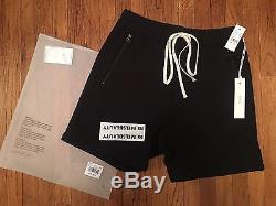 PACSUN x FEAR OF GOD FOG ESSENTIAL DRAWSTRING SHORTS BLACK SMALL AUTHENTIC! NEW