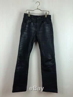 PERFECTO by Schott Authentic Leather Biker pants Black Size 30 Excellent+