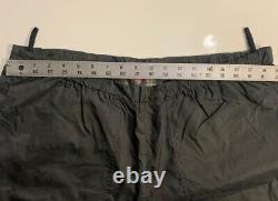 PRADA Mens Black Nylon Drawstring Waist Track Pants Size 52 Made In Italy