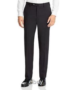 PT Torino PT01 Men's Easy Fit Plainweave Stretch Dress Pant Black Solid 36W NWT