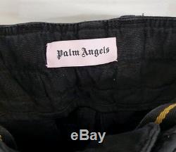 Palm Angels Mens Slim Cargo Pants Black 50 L Large