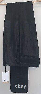 Paul Smith BNWT Men's Black Linen Formal or Casual Trousers Size W32 RRP £355