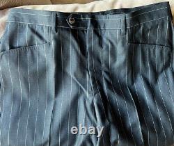 Paul Smith Mens British Collection Formal Black Pin Striped Trousers 34Waist