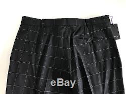 Paul Smith Mens Trousers 33 / 34 Waist Window Pane Check 100% Wool