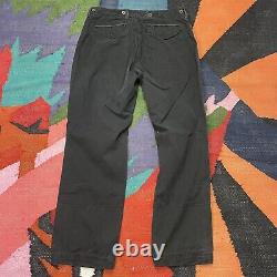Polo Ralph Lauren Cargo Pants/Trousers, Aviator Military, Black Rare, Mens W34