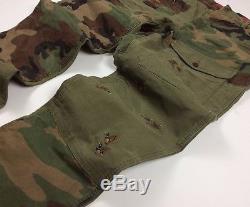 Polo Ralph Lauren Men Military Army Camo Patchwork Combat Surplus Cargo Pants
