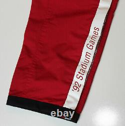 Polo Ralph Lauren Winter Stadium Pant NEW With Tags 1992 P-Wing Red Black Large