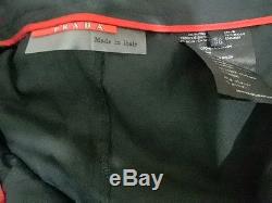 Prada Black Mens Cotton Italian Pants Size XL 56 EU NEW