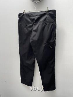 Prada Black Slim-Fit Nylon-Gabardine Trousers