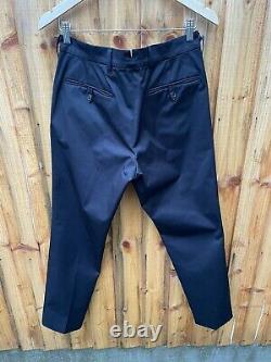 Prada Milano Black Pants Trousers Size 32 Waist Brand New With Tags