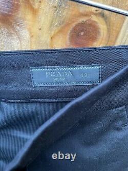 Prada Milano Black Pants Trousers Size 32 Waist Brand New With Tags