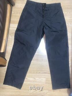 Prada Re-Nylon Black Cargo Trousers
