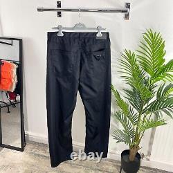 Prada Re-Nylon Triangle Pants In Black RRP £850 +