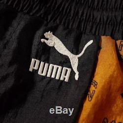 Puma x MCM Track Pants (size LARGE) MonoGram Cognac/Gold/Brown/Black/White (NEW)