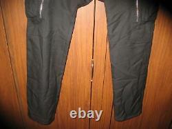 RARE Balmain X H&M black trousers 100% Wool Cargo Pants SIZE 31