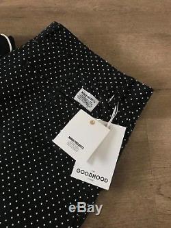 RARE Norse Projects X Goodhood Aros light twill dot black trousers 32 X 32