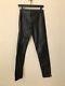 Rare Vtg 80s 90s L. A. Roxx Black Leather Lace Up Mens Pants Zip Ankle Lined 28