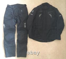 RICHA Sprint Mens Waterproof Textile Motorbike Jacket And Trousers Size L