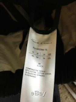 RICK OWENS Cargo Pants in Black Size IT 46 new with tags SS19 Babel
