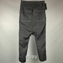 RICK OWENS DRKSHDW Size S 09 Black Cotton / Polyamide Drop-Crotch Casual Pants