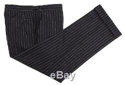 RLPL Ralph Lauren Purple Label 100% CASHMERE Striped FLAT FRONT Dress Pants 36