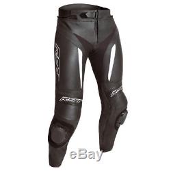 RST Blade Black Leather Motorcycle Motorbike Sports Race Style Trousers Pants