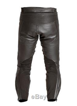 RST Blade Leather Motorcycle Motorbike Trousers Black Regular Short & Long leg
