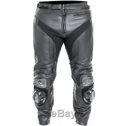 RST Pro Series CPX-C Motorcycle Motorbike Track Race Leather Jeans Black