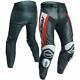Rst Tractech Evo R Leather Sports Motorcycle Motorbike Trousers Black / Red