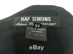Raf Simons AW 2000-2001 Black Wool Cropped Capri Trousers Pants Men's 34