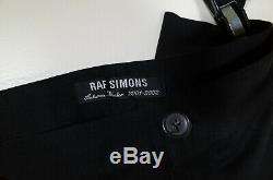 Raf Simons AW01-02 Black Cotton Pants