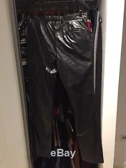 Raf Simons Faux Leather Trousers S/s 2017 machine a size 48