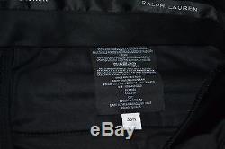 Ralph Lauren Black Label Italy black tuxedo velvet trousers pant Size US/UK 33