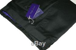 Ralph Lauren Purple Label 100% Wool Pant Flat Front Black Size 36 $600